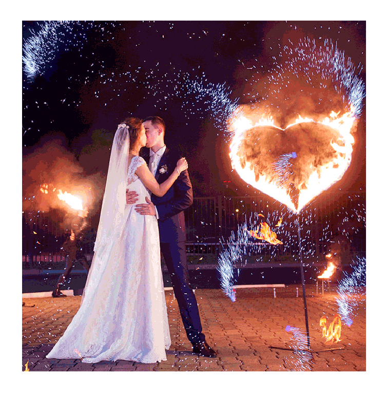 Организация пиротехнического шоу на свадьбу  Старица | starica.salutsklad.ru