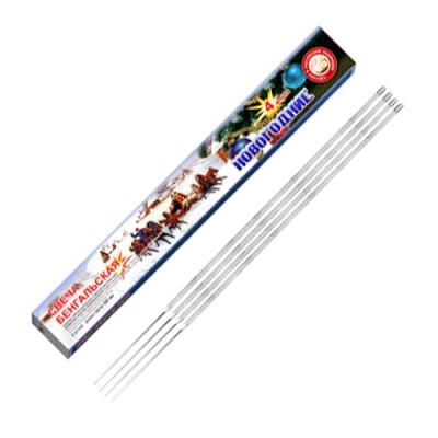 Новогодние 300-4 мм. Бенгальские огни купить в Старице | starica.salutsklad.ru