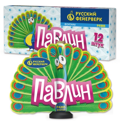 Павлин F Пиротехнический фонтан купить в Старице | starica.salutsklad.ru