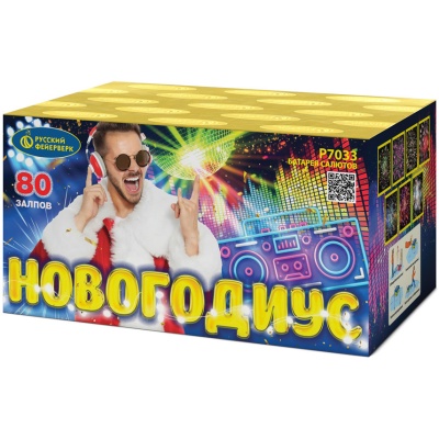 Новогодиус Фейерверк купить в Старице | starica.salutsklad.ru