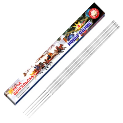 Новогодние 400-4 мм. Бенгальские огни купить в Старице | starica.salutsklad.ru