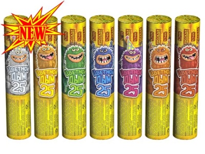 Цветной дым 25 Цветной дым купить в Старице | starica.salutsklad.ru