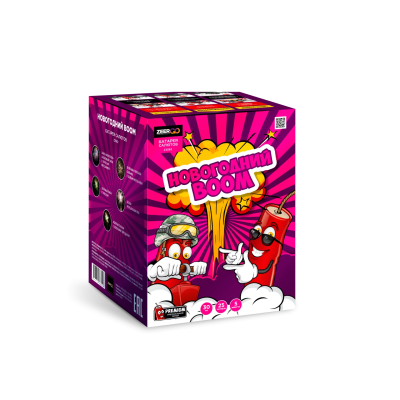 Новогодний BOOM Фейерверк купить в Старице | starica.salutsklad.ru